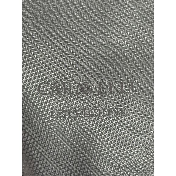 Caravelli Italy Leo Suit Vest Size 52L 48W Light Gray Polyester Formal Business - Picture 6 of 12